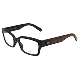 Dior-Square Acetate Optical Frames-Brown