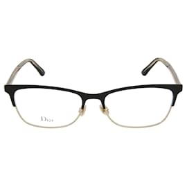 Dior-Rectangle Metal Optical Frames-Black