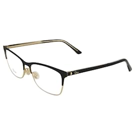 Dior-Rectangle Metal Optical Frames-Black