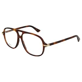 Dior-Aviator Acetate Optical Frames-Brown