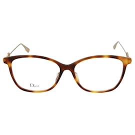 Dior-Rectangle Acetate Optical Frames-Brown