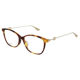 Dior-Rectangle Acetate Optical Frames-Brown