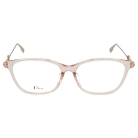 Dior-Rectangle Acetate Optical Frames-Pink