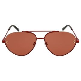 Stella Mc Cartney Gafas de sol de metal estilo aviador Roja
