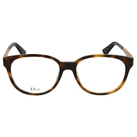 Dior-Round Acetate Optical Frames-Brown