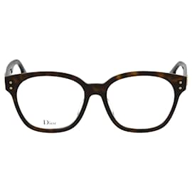 Dior-Round Acetate Optical Frames-Brown