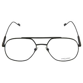 Saint Laurent Aviator Titanium Optical Glasses Black