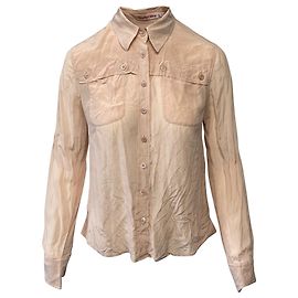 See by Chloé Seidenhemd Braun Beige