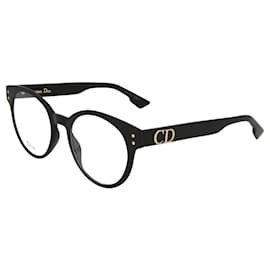 Dior-Round Acetate Optical Frames-Black