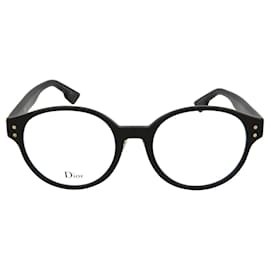 Dior-Round Acetate Optical Frames-Black