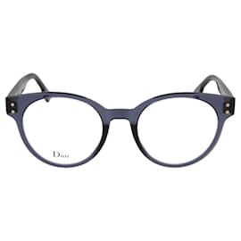 Dior-Round Acetate Optical Frames-Blue