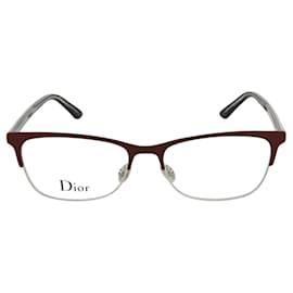 Dior-Rectangle Metal Optical Frames-Red