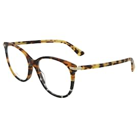 Dior-Round Acetate Optical Frames-Brown