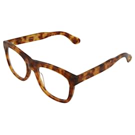 Gucci-Vidros óticos quadrados de acetato-Marrom