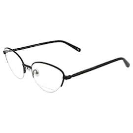 Stella Mc Cartney-Optische Cat-Eye-Brille aus Metall-Schwarz