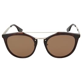 Autre Marque-McQ Alexander McQueen Round/Oval Sunglasses-Brown