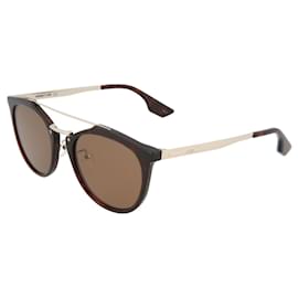 Autre Marque-McQ Alexander McQueen Round/Oval Sunglasses-Brown