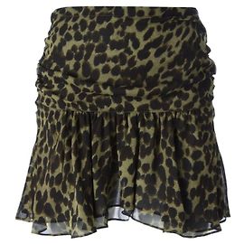 Isabel Marant Etoile cary Schwarz Grün Leopardenprint