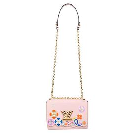 Bolsa Louis Vuitton Twist Edição Limitada Flor Flor Epi Couro MM Rosa