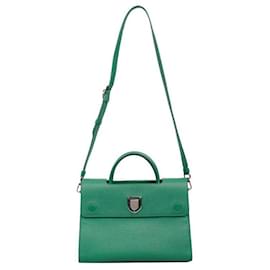 Christian Dior Bolsa de couro diorever Verde escuro