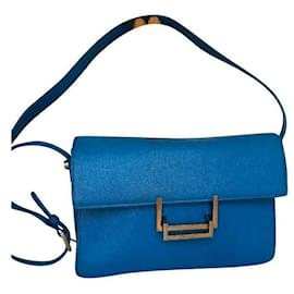 Saint Laurent-Saint Laurent Lulu Tasche mittlere Tasche-Blau