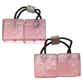 Louis Vuitton-[Used] LOUIS VUITTON Louis Vuitton hair cube pink clear hair elastic hair accessories-Pink