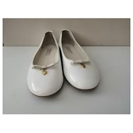 Dolce & Gabbana-Sapatilhas de ballet-Branco
