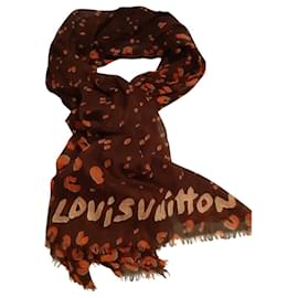 Louis Vuitton sciarpe Stampa leopardo