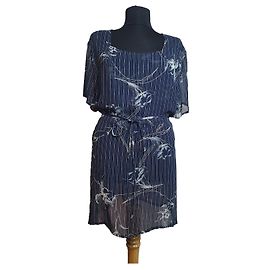 Top Túnica Zapa Azul Viscose Azul