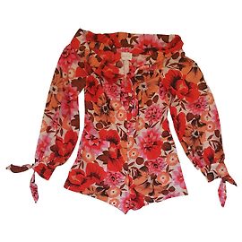 Autre Marque Combinaison fleurie Alice McCall soie et coton M Multicolore