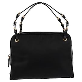 Prada-[Usado] PRADA Prada Handbag Nylon Leather Black Mini Bag-Negro