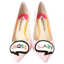 Sophia Webster Boss Lady Pumps Pink