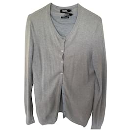 Autre Marque-Matching sweater and cardigan-Light blue