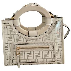 Fendi Runway shopping small Écru
