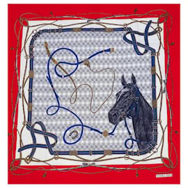 Autre Marque Norma Dori Pferdeschal Schwarz Weiß Rot Blau Grau Anthrazitgrau Bronze