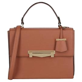 Bruno Magli-Borsa con manico superiore in pelle Bruno Magli Block M-Marrone