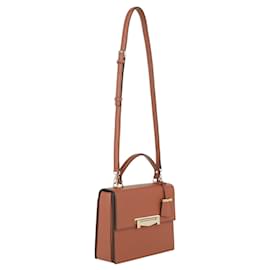 Bruno Magli-Borsa con manico superiore in pelle Bruno Magli Block M-Marrone