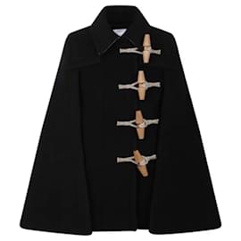 Burberry-GIRL'S BURBERRY CAPE PONCHO CHECKED TARTAN 6 YEARS NEW WITH TAG SOLD OUT !!-Black