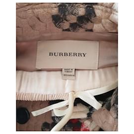 Burberry-GIRL'S BURBERRY CAPE PONCHO CHECK TARTAN LIKE NEW 10 YEARS SOLD OUT !!!!-Beige