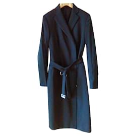 Gucci-GUCCI WOLL TRENCHCOAT.-Schwarz