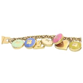 Louis Vuitton-LOUIS VUITTON Porte Cles Cianne Pastilles Bag Charm Chain M65386 LV Auth 23943-Multiple colors,Other