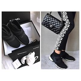 Chanel-Sneakers with box, Dustbag-Black