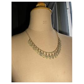 Philippe Audibert-Leaf motif necklace.-Golden