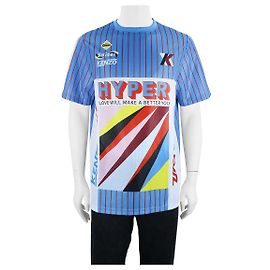 camiseta superdimensionada hyper kenzo Azul