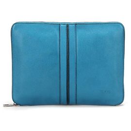 Tod's Tods Leather Document Case  in blue calf leather leather Blue