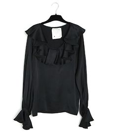 Yves Saint Laurent SETA NERA YSL FR38 PRISTINE Nero