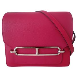 Hermès Hermes Mini Roulis Tasche Pink Pflaume