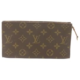 Louis Vuitton-LOUIS VUITTON Monogram Bucket GM Bolsa de acessórios LV Auth 24361-Marrom