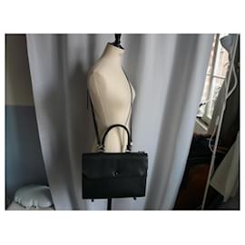 Alexander Wang-ALEXANDER WANG Black leather shoulder bag CHASTITY SLING B.E-Black