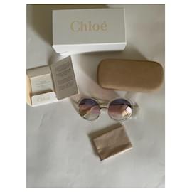 Chloé-Oculos escuros-Rosa,Roxo